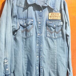 Gypsy Denim Button-Down Shirt